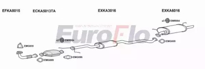 Система выпуска ОГ EuroFlo KACAR18 6001B